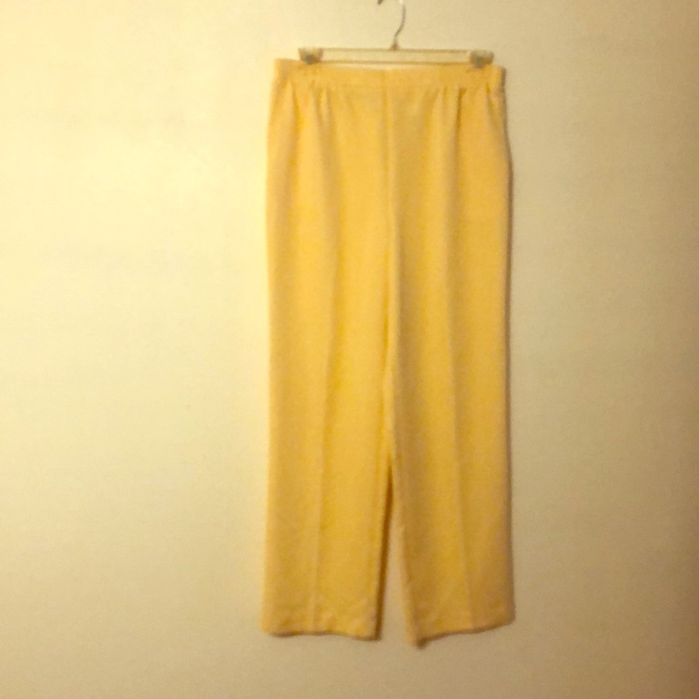 Yellow dress slacks
